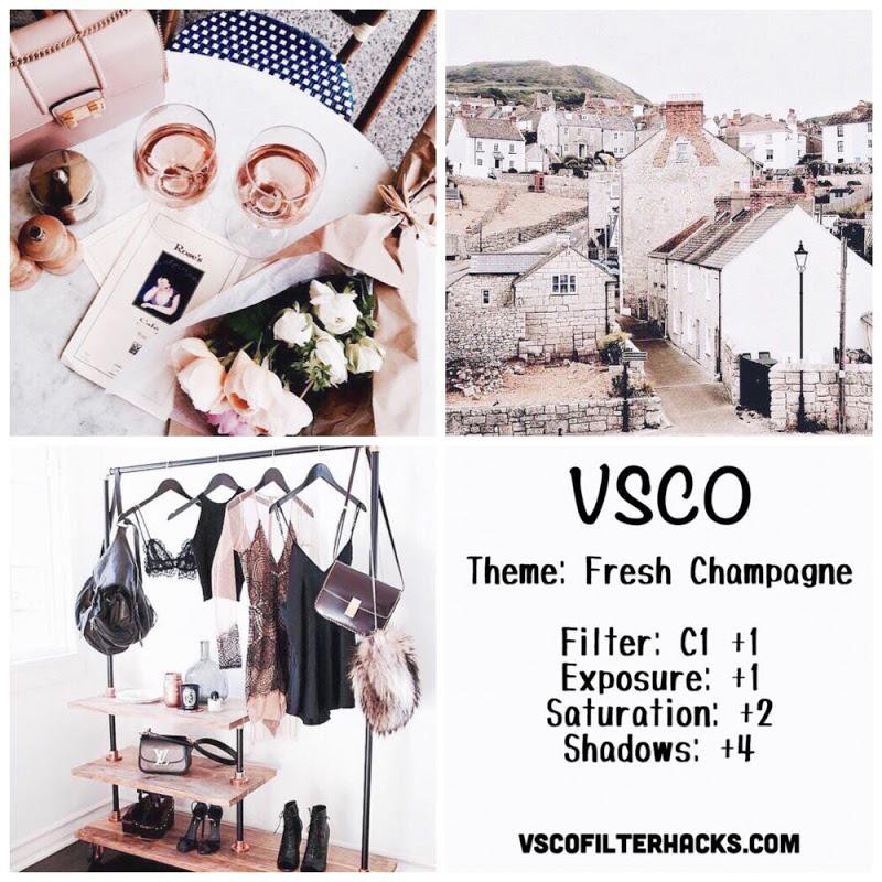 10 Fresh Champagne Instagram Feed - VSCO Filter C1