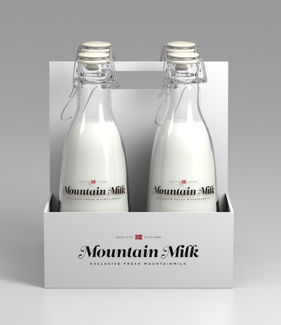 Дизайн упаковки молока для премиум-сегмента