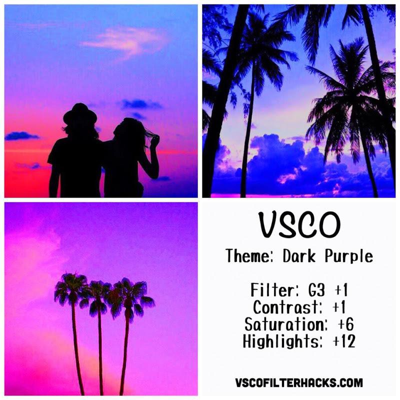 9 Dark Purple Instagram Feed - VSCO Filter G3