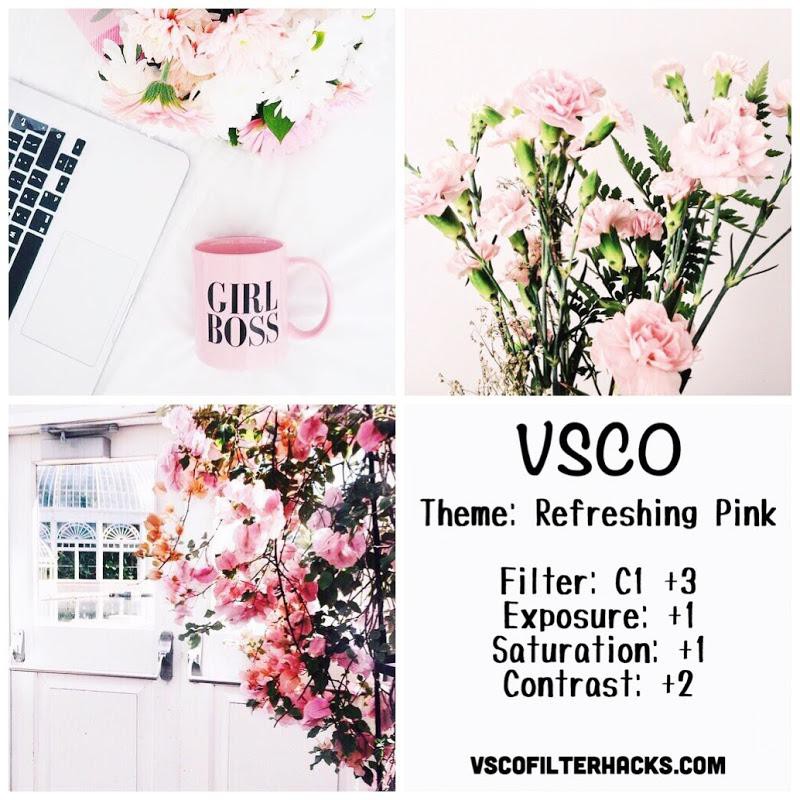 14 Refreshing Pink Instagram Feed - VSCO Filter C1