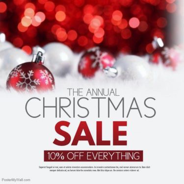 The Annual Christmas Sale Red
