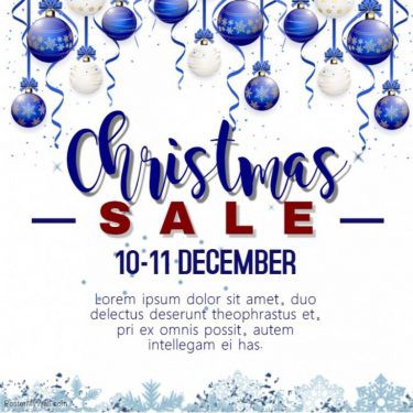 Christmas Sale Blue